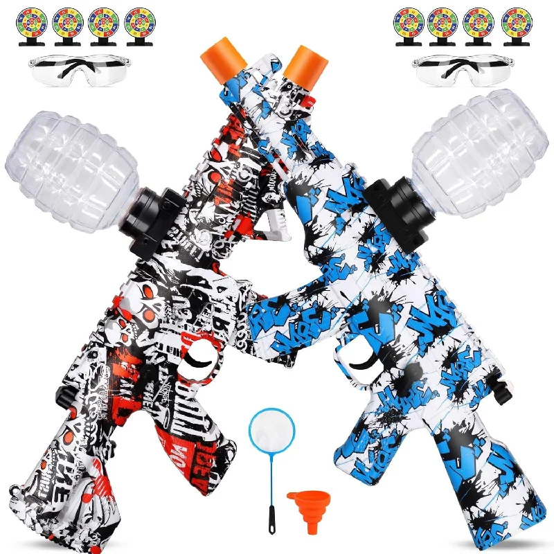 2 Set Splat Launcher Toy, Double Model Splatter Toy For Outdoor Activities Tea