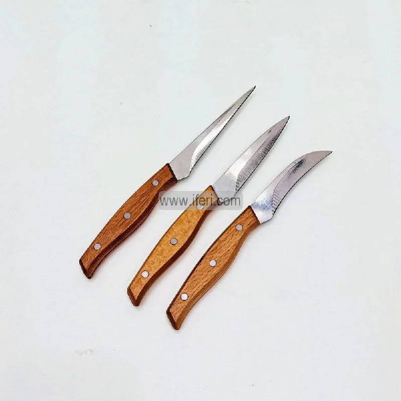 3 Pcs Household Chef Sculpture Fruit Platter Peeling Knife TG10662