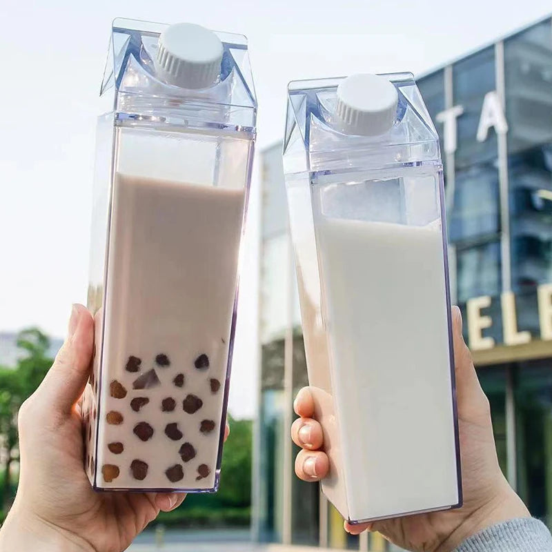 Carton Shaped Milk Bottle