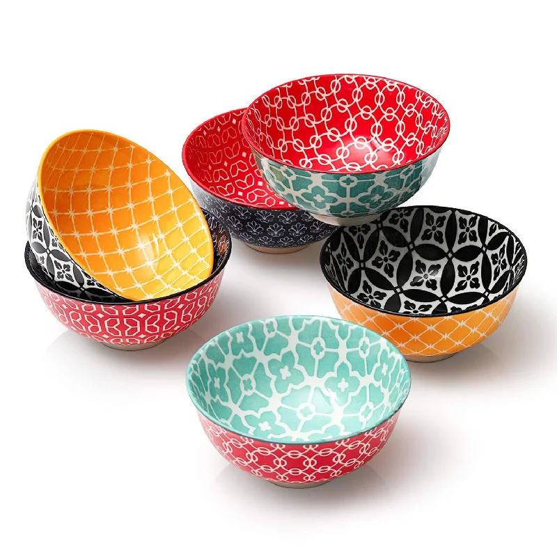 Ceramic Vibrant Cereal Bowls For Kitchen