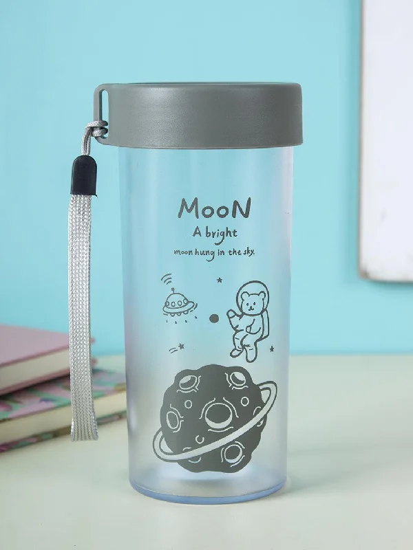 Plastic, Water Bottle 360 Ml, Bear In Outer Space, Glossy : Finish, Multicolor