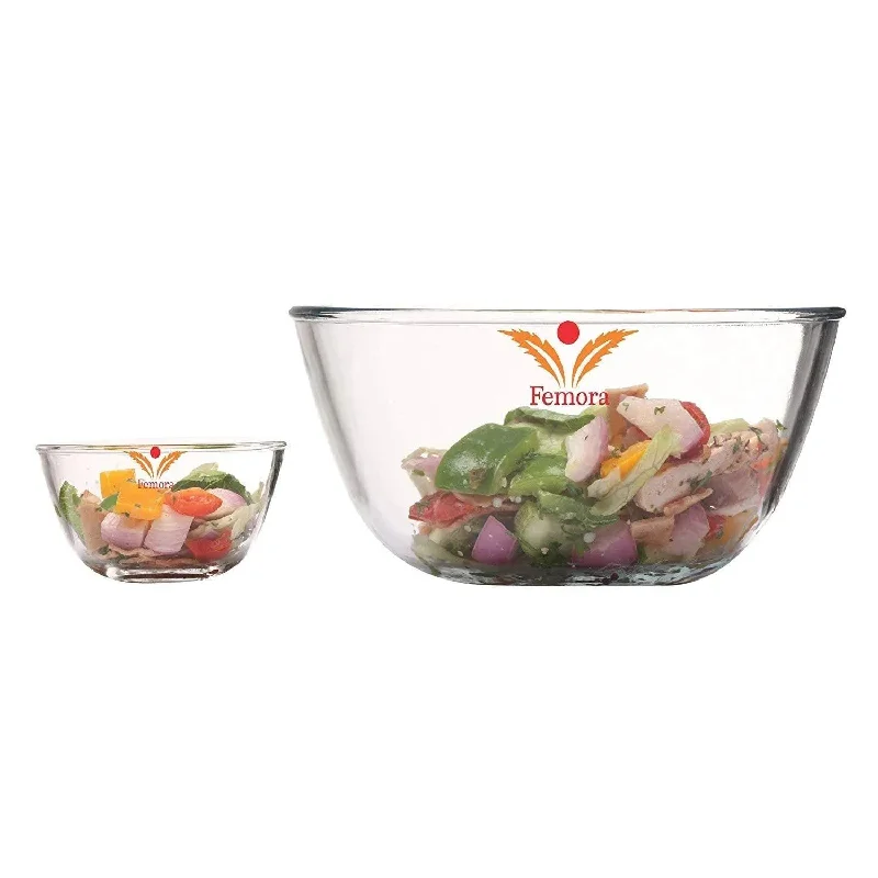 Microwave Safe Mixing Bowls | Set of 2 | 1600ml & 2100ml