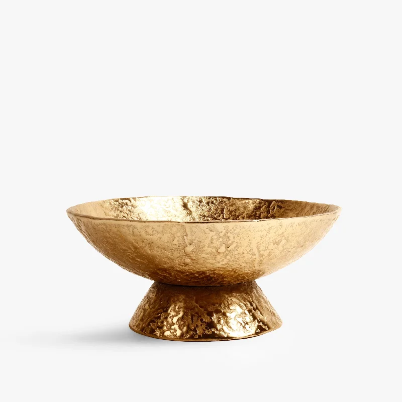 Gold Hammered Metal Bowl