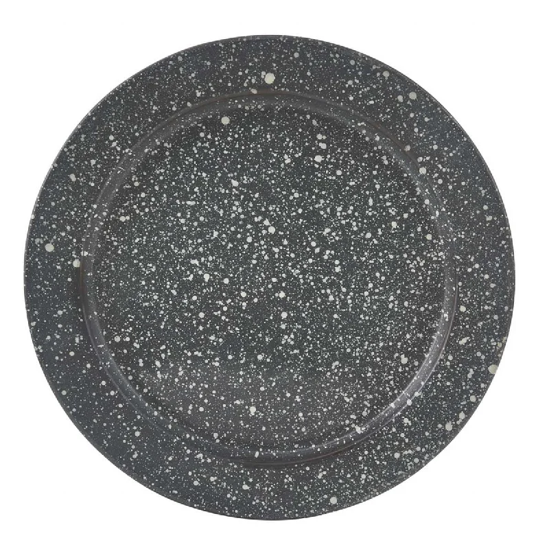 Granite Enamelware Gray - Dinner Plates Set of 4 Park Designs