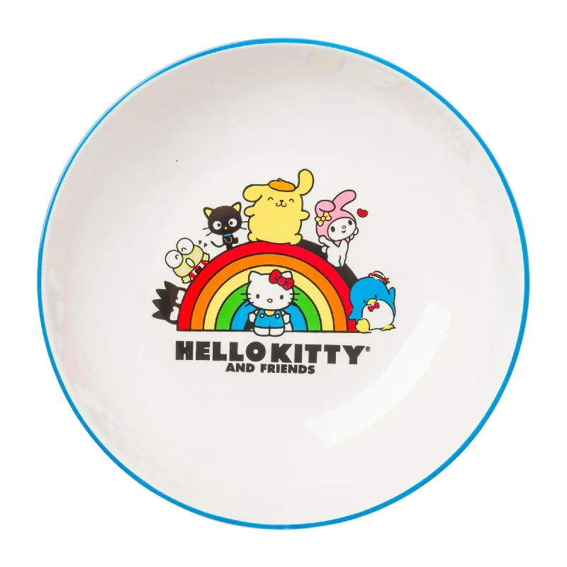 Hello Kitty and Friends Ceramic Dinner Bowl (Rainbow Parade)