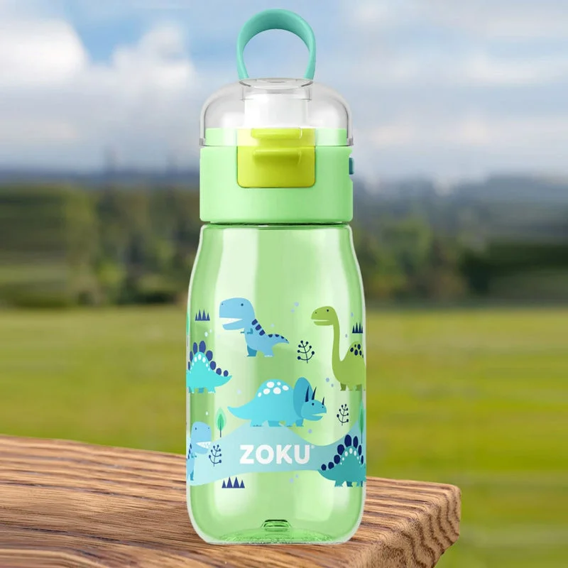 Zoku Hispanic Kids Flip Gulp Bottle | 3 x 3 x 7 inches