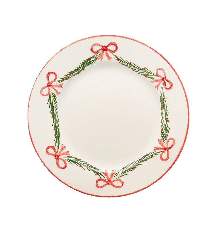 Holly Garland Dinner Plate