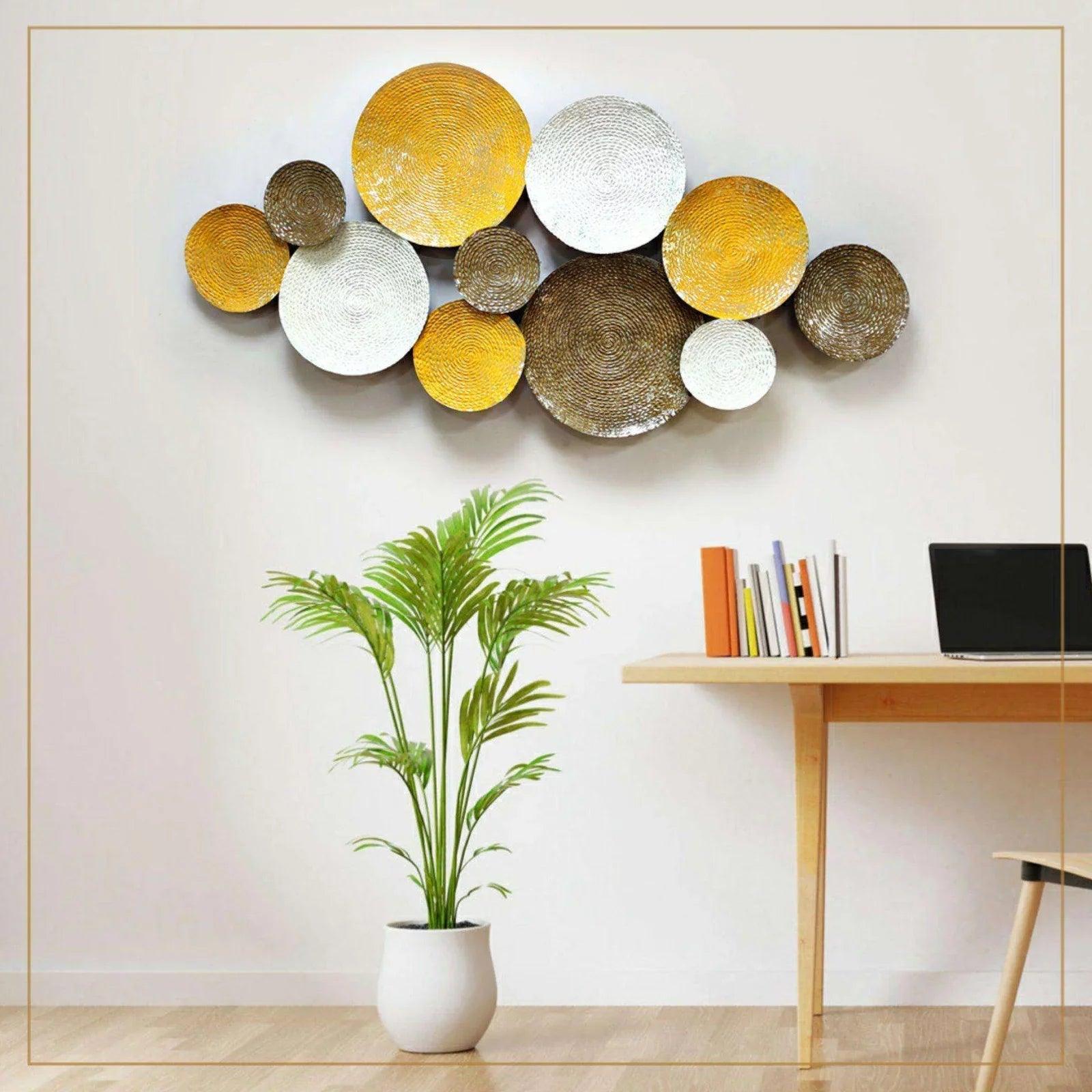 Multicolor Plates Wall Art