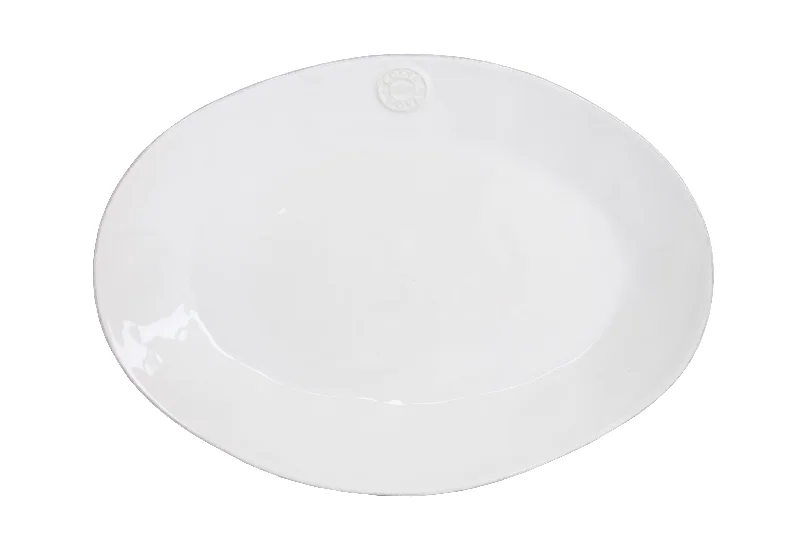 Nova White Oval Platter