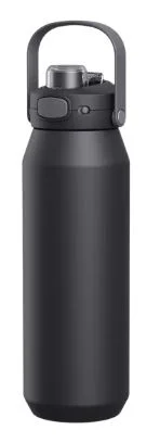 Oasis Ceramic Lined Stainless Steel Triple Wall Insulated "capri" Drink Bottle With Quick Release Lid 1l - Black