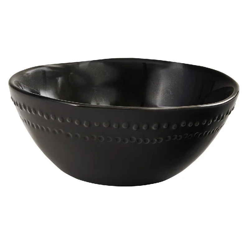 Peyton Bowl - Black Set of 8 Park Designs