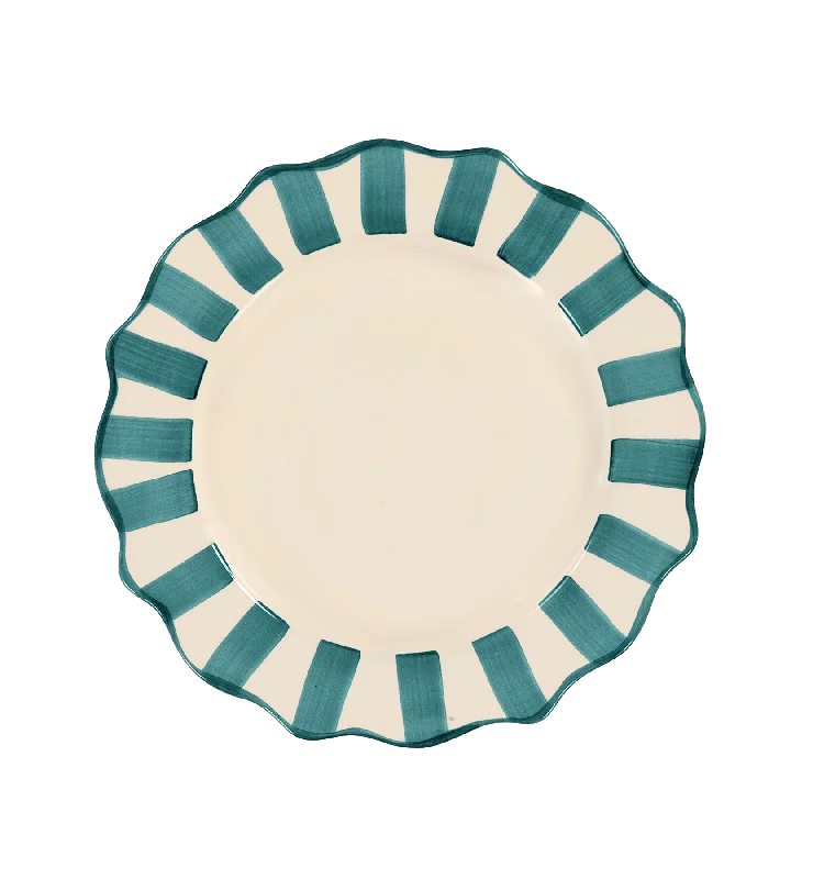 Pine Scalloped Dinner Plate