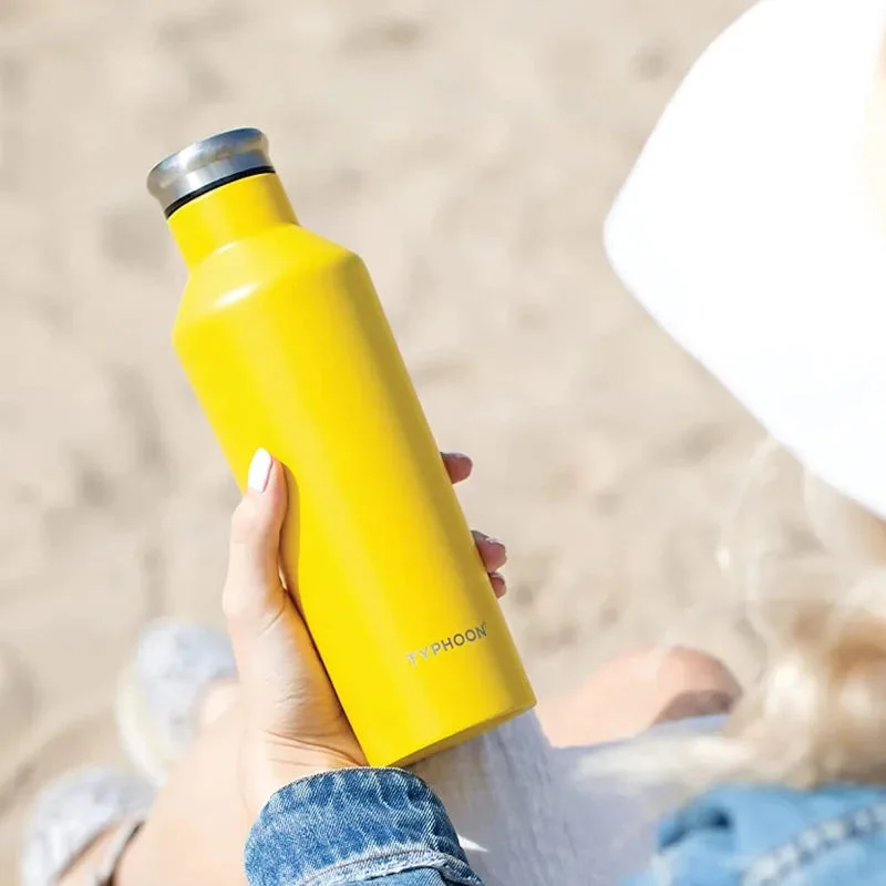 Typhoon Pure Single Wall Bottle | Multiple Colors | 800 ml | Yellow