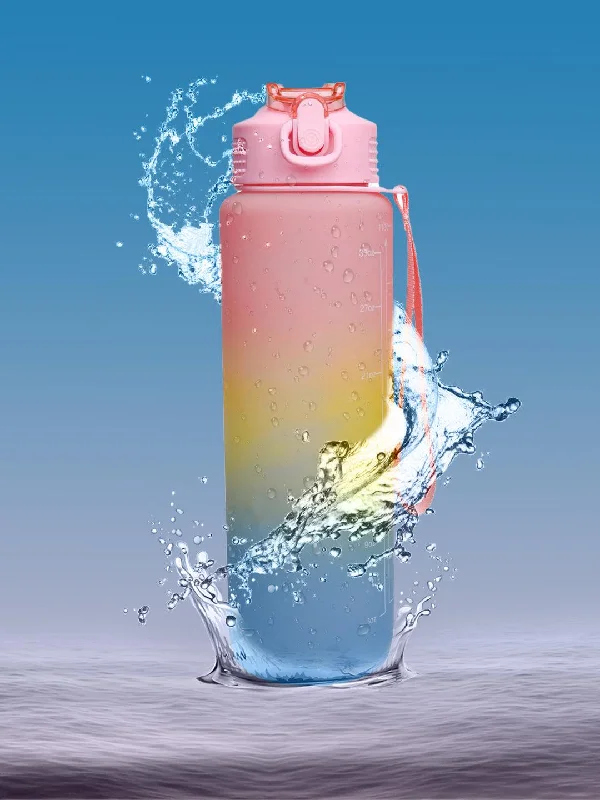 Sipper Travel Water Bottle, Multi, 1 Liter