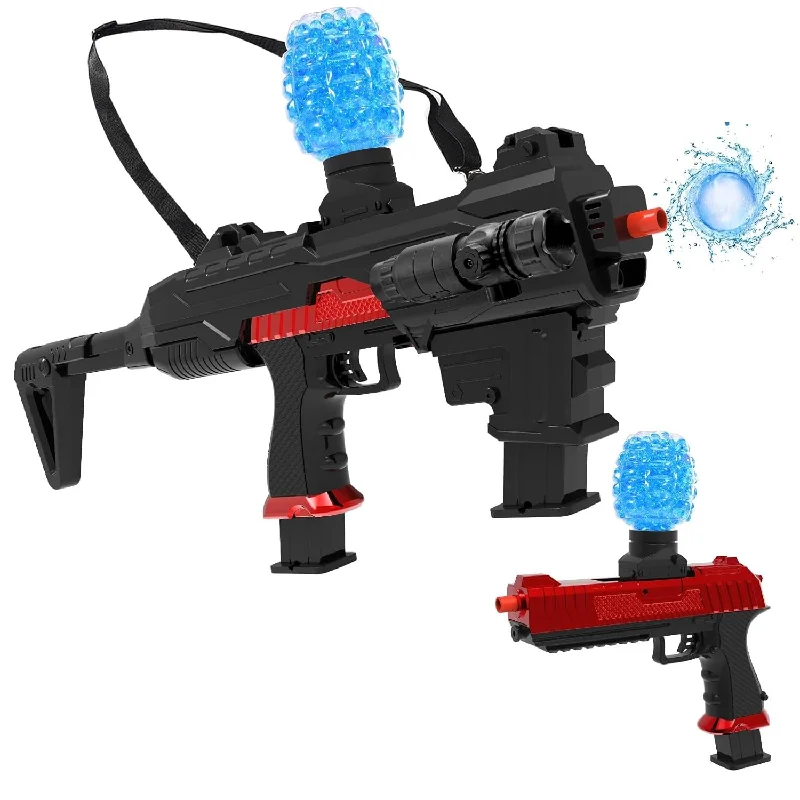 Splat Orby Gun Gel Balls Blaster Automatic Toy, 6 In 1 Electric Splatter Blast