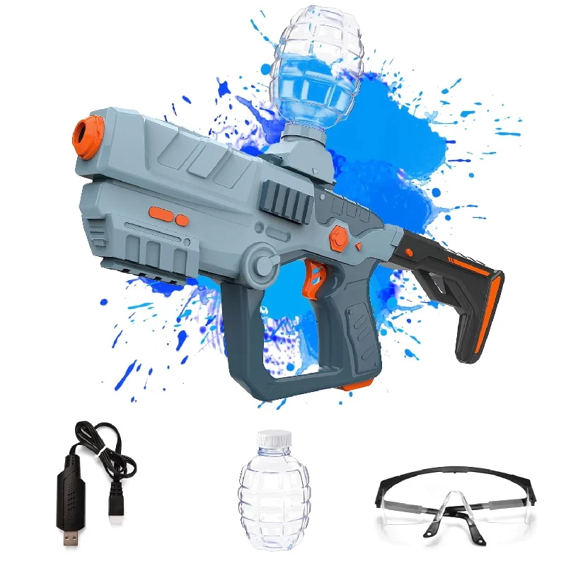 Splatter Ball Blaster, Automatic Splatter Ball Toy With 100Ft Range, Rechargea