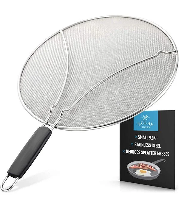 Stainless Steel Grease Splatter Guard for Frying Pan