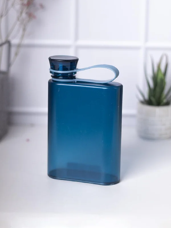 Translucent Plastic Bottle in Dark Blue 380 mL Capacity