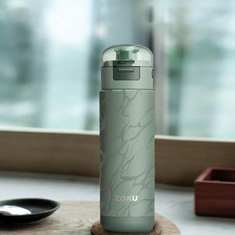 Zoku Vacuum Insulated Sports Bottle | Green Color