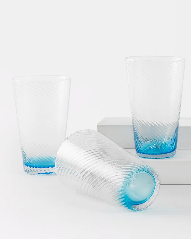 Casablanca Glass (Set of 6) - Turquoise