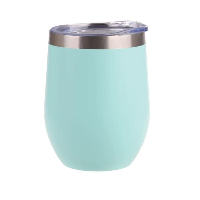 Oasis Stainless Steel Double Wall Insulated Wine Tumbler 330ml - Matte Mint