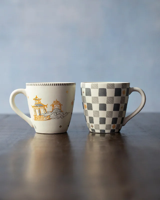 Pagoda Mugs (Set of 2)